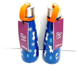 Sip by Swell  Olaf play print 10oz bottles